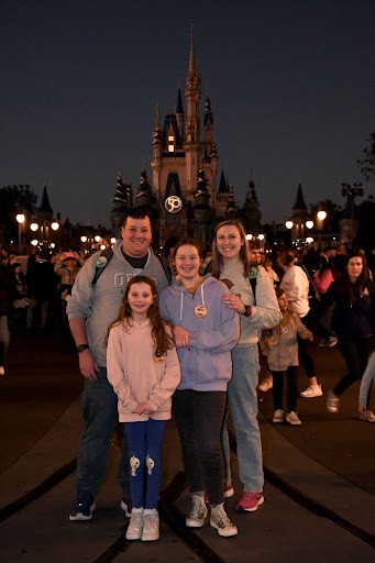Cliff and family at Disney